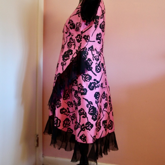 One of a Kind Peach Berserk party dress - Picture 4 of 9